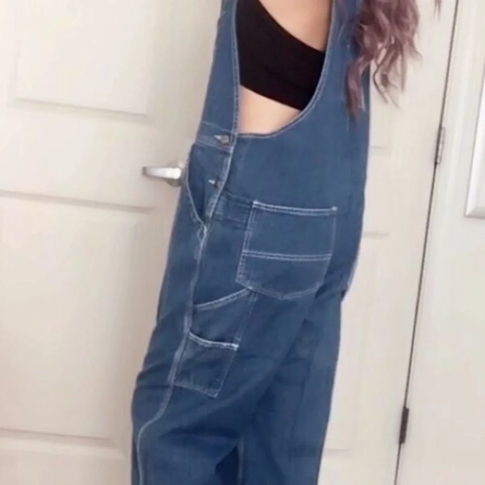 Vintage Big Smith Carpenter Bib Denim Jean Overall - Picture 6 of 9